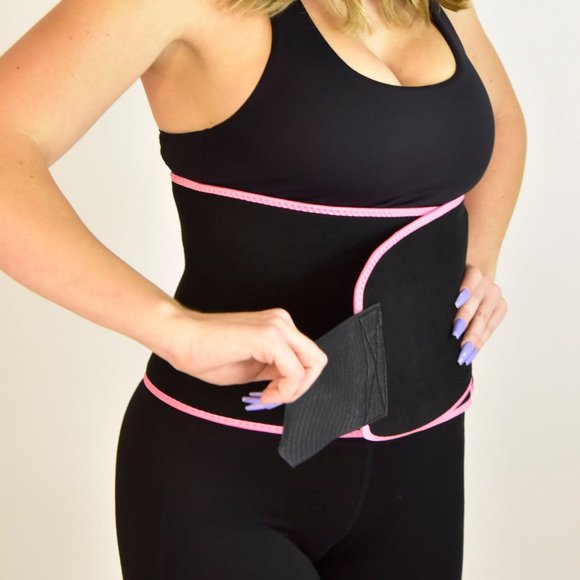 Neoprene Strong Compression Tummy Slimming Waist Trimmer Belt Band - Picture 1 of 4